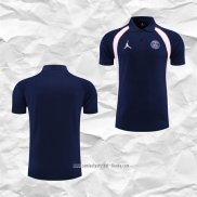 Camiseta Polo del Paris Saint-Germain Jordan 2022 2023 Azul Marino