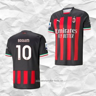 Camiseta Primera AC Milan Jugador Brahim 2022 2023