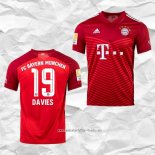 Camiseta Primera Bayern Munich Jugador Davies 2021 2022