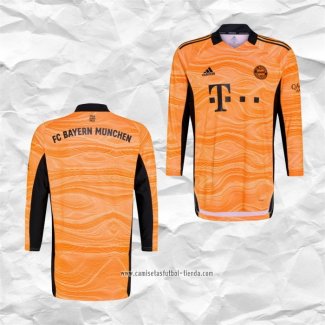 Camiseta Primera Bayern Munich Portero 2021 2022 Manga Larga