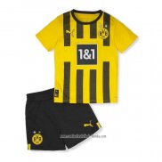 Camiseta Primera Borussia Dortmund 2022 2023 Nino