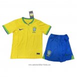 Camiseta Primera Brasil 2022 Nino
