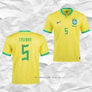 Camiseta Primera Brasil Jugador Casemiro 2022