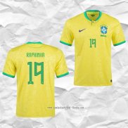 Camiseta Primera Brasil Jugador Raphinha 2022