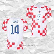 Camiseta Primera Croacia Jugador Sucic 2022