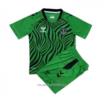 Camiseta Primera Everton Portero 2022 2023 Nino