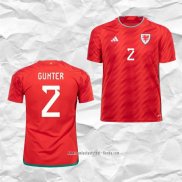 Camiseta Primera Gales Jugador Gunter 2022