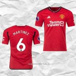 Camiseta Primera Manchester United Jugador Martinez 2023 2024