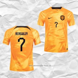 Camiseta Primera Paises Bajos Jugador Bergwijn 2022