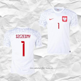 Camiseta Primera Polonia Jugador Szczesny 2022