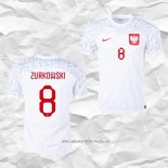 Camiseta Primera Polonia Jugador Zurkowski 2022