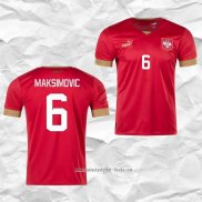 Camiseta Primera Serbia Jugador Maksimovic 2022