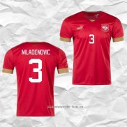 Camiseta Primera Serbia Jugador Mladenovic 2022