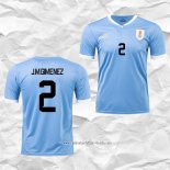 Camiseta Primera Uruguay Jugador J.M.Gimenez 2022