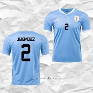 Camiseta Primera Uruguay Jugador J.M.Gimenez 2022