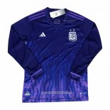 Camiseta Segunda Argentina 2022 Manga Larga