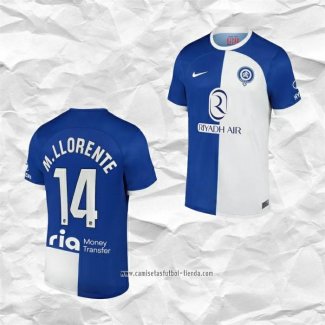 Camiseta Segunda Atletico Madrid Jugador M.Llorente 2023 2024