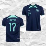 Camiseta Segunda Australia Jugador Baccus 2022