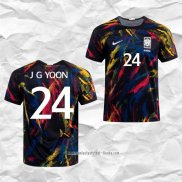 Camiseta Segunda Corea del Sur Jugador Yoon Jong Gyu 2022