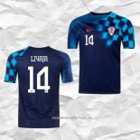 Camiseta Segunda Croacia Jugador Livaja 2022