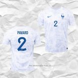 Camiseta Segunda Francia Jugador Pavard 2022