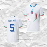 Camiseta Segunda Italia Jugador Locatelli 2022