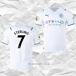 Camiseta Segunda Manchester City Jugador Sterling 2021 2022