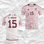 Camiseta Segunda Mexico Jugador H.Moreno 2022