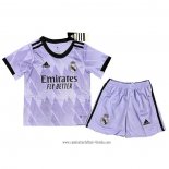 Camiseta Segunda Real Madrid 2022 2023 Nino