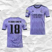 Camiseta Segunda Real Madrid Jugador Tchouameni 2022 2023