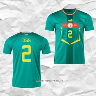 Camiseta Segunda Senegal Jugador Ciss 2022