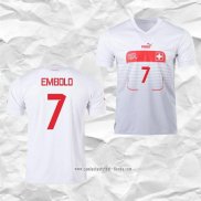 Camiseta Segunda Suiza Jugador Embolo 2022