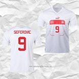 Camiseta Segunda Suiza Jugador Seferovic 2022