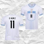 Camiseta Segunda Uruguay Jugador D.Nunez 2022