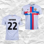 Camiseta Tercera Barcelona Jugador Raphinha 2022 2023