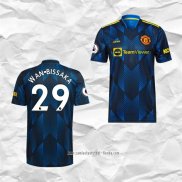 Camiseta Tercera Manchester United Jugador Wan-Bissaka 2021 2022