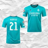 Camiseta Tercera Real Madrid Jugador Rodrygo 2021 2022