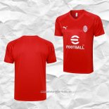 Camiseta de Entrenamiento AC Milan 2023 2024 Rojo