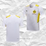 Camiseta de Entrenamiento Borussia Dortmund 2021 2022 Blanco