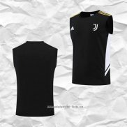 Camiseta de Entrenamiento Juventus 2022 2023 Sin Mangas Negro