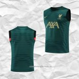 Camiseta de Entrenamiento Liverpool 2022 2023 Sin Mangas Verde