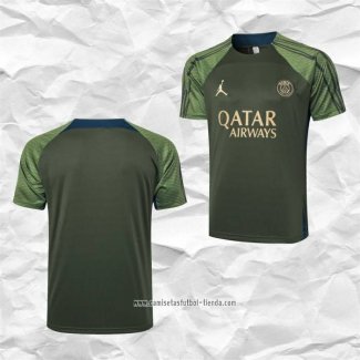 Camiseta de Entrenamiento Paris Saint-Germain Jordan 2024 2025 Verde