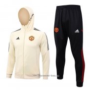 Chandal con Capucha del Manchester United 2023 2024 Amarillo