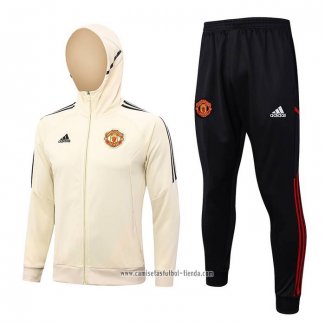 Chandal con Capucha del Manchester United 2023 2024 Amarillo