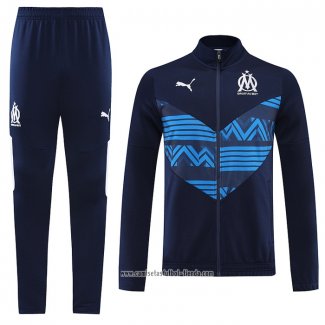 Chandal de Chaqueta del Olympique Marsella 2022 2023 Azul