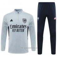 Chandal de Sudadera del Arsenal 2022 2023 Gris