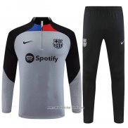 Chandal de Sudadera del Barcelona 2022 2023 Gris