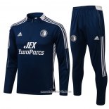 Chandal de Sudadera del Feyenoord 2021 2022 Azul