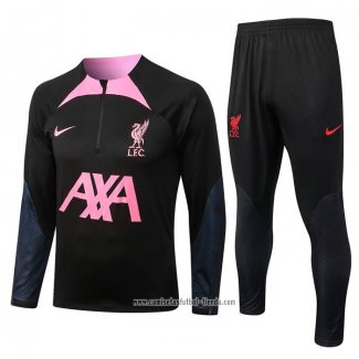 Chandal de Sudadera del Liverpool 2022 2023 Negro