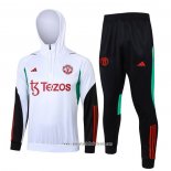 Chandal de Sudadera del Manchester United 2023-2024 Blanco